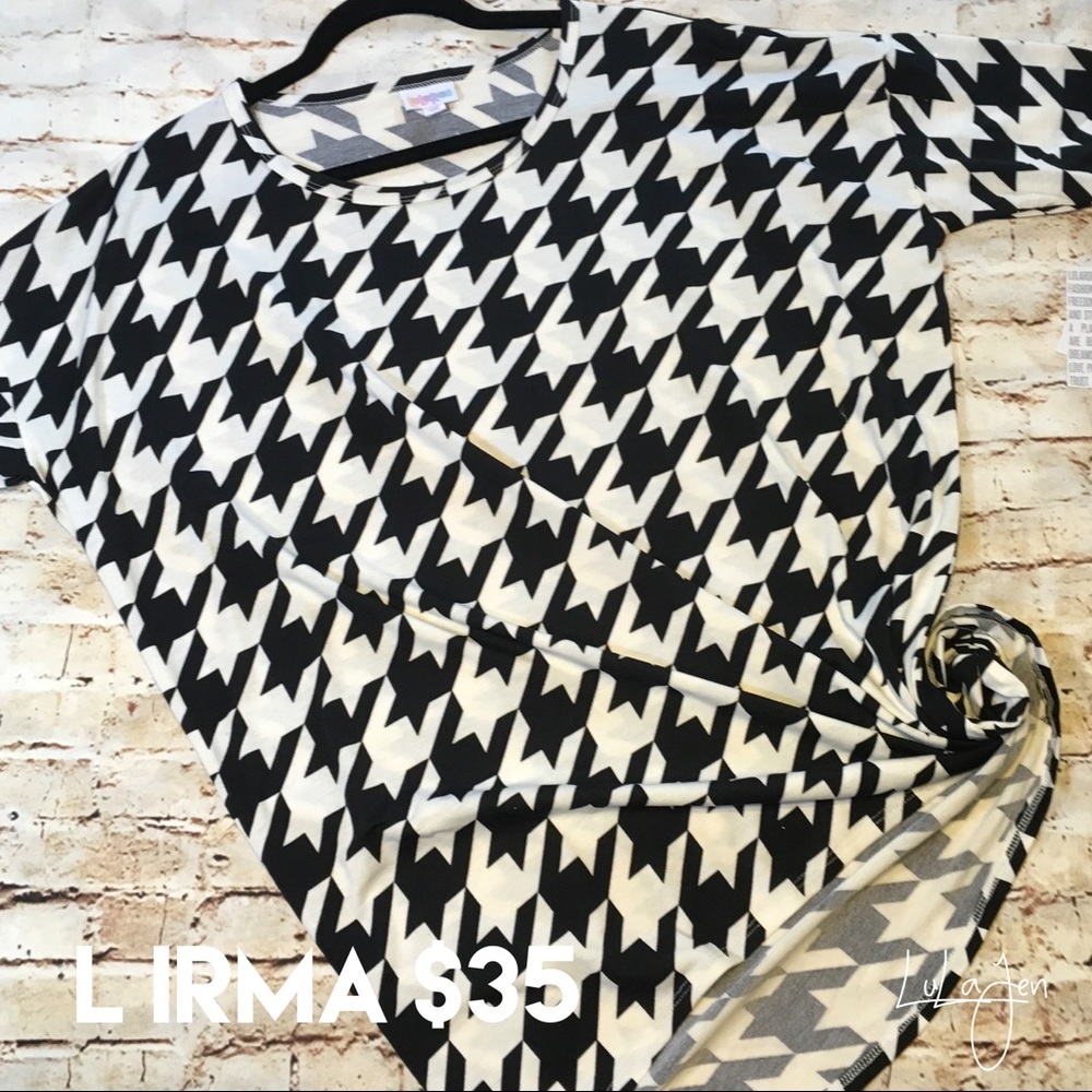 Lularoe houndstooth Irma